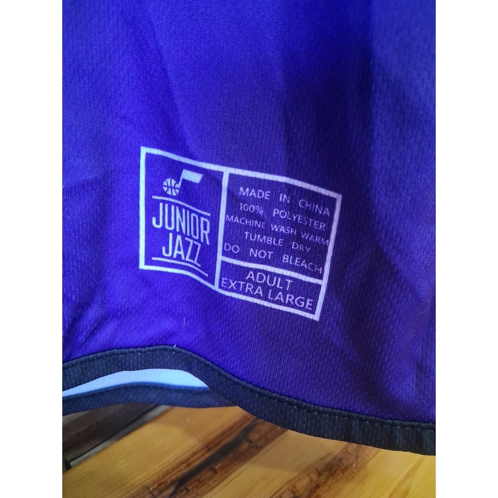 Utah Jazz #32 Local Rec Jersey Junior Jazz Adult Size XL Karl Malone Sleeveless - Picture 2 of 3